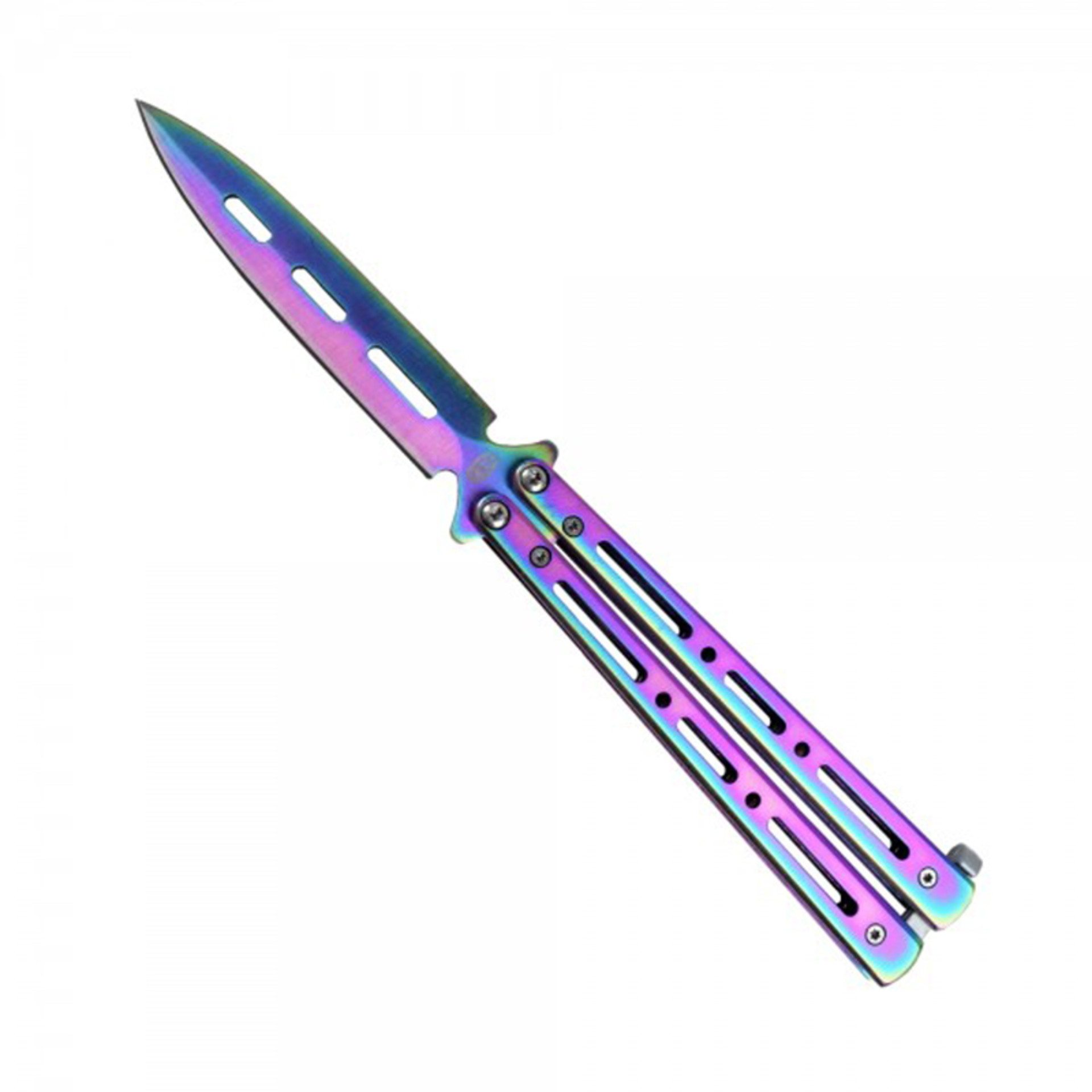 Nůž motýlek SCK Spear purple