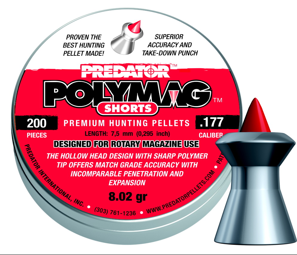 JSB Predator PolyMag Shorts 200ks cal.4,5mm