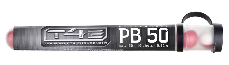 Kuličky T4E Pepper Ball PB .50 pepřové 10ks